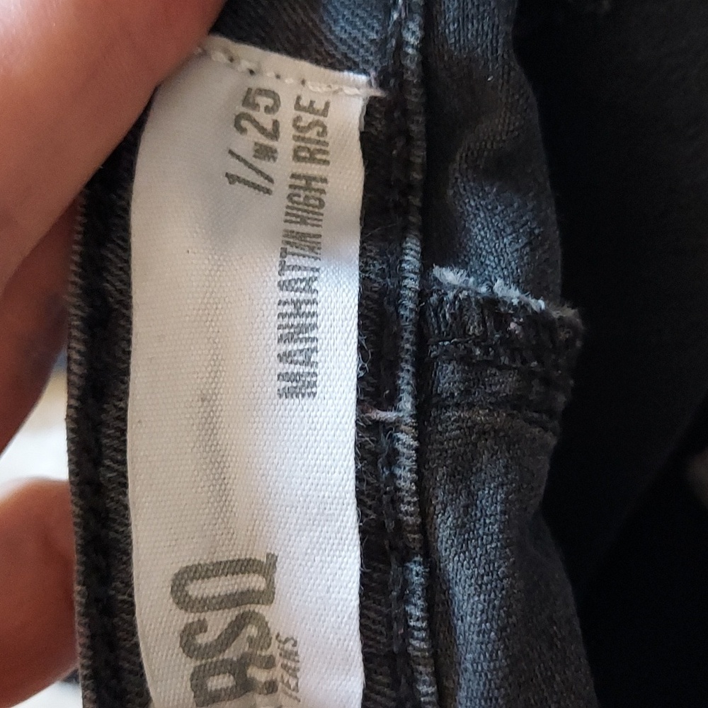 RSQ (Tilly's) Manhatten High Rise Skinny black washed jeans. Size 1 - Picture 13 of 13